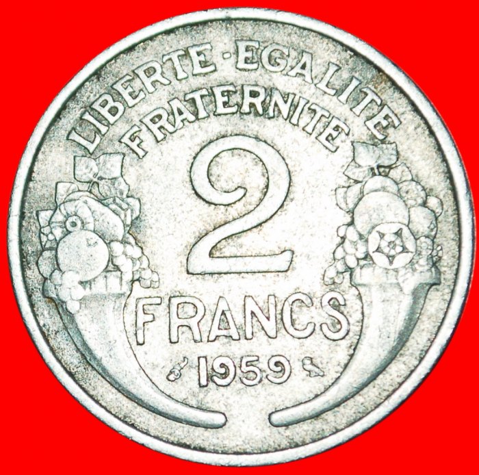  * FÜLLHÖHLE: FRANKREICH ★ 2 FRANC 1959! OHNE VORBEHALT   