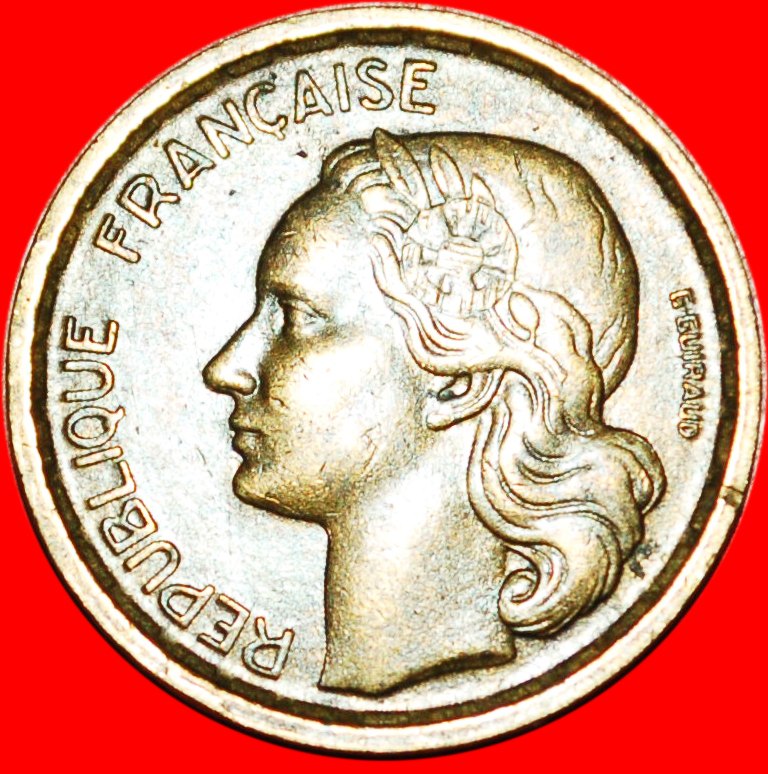  * HAHN (1950-1959): FRANKREICH★ 10 FRANC 1950! OHNE VORBEHALT   