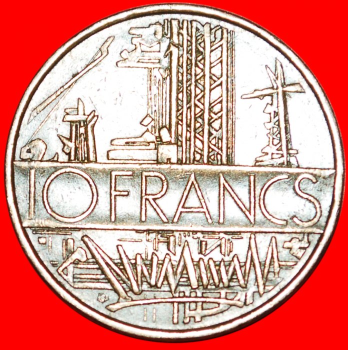  * ENERGIE UND TECHNOLOGIE: FRANKREICH★ 10 FRANC 1975! OHNE VORBEHALT   