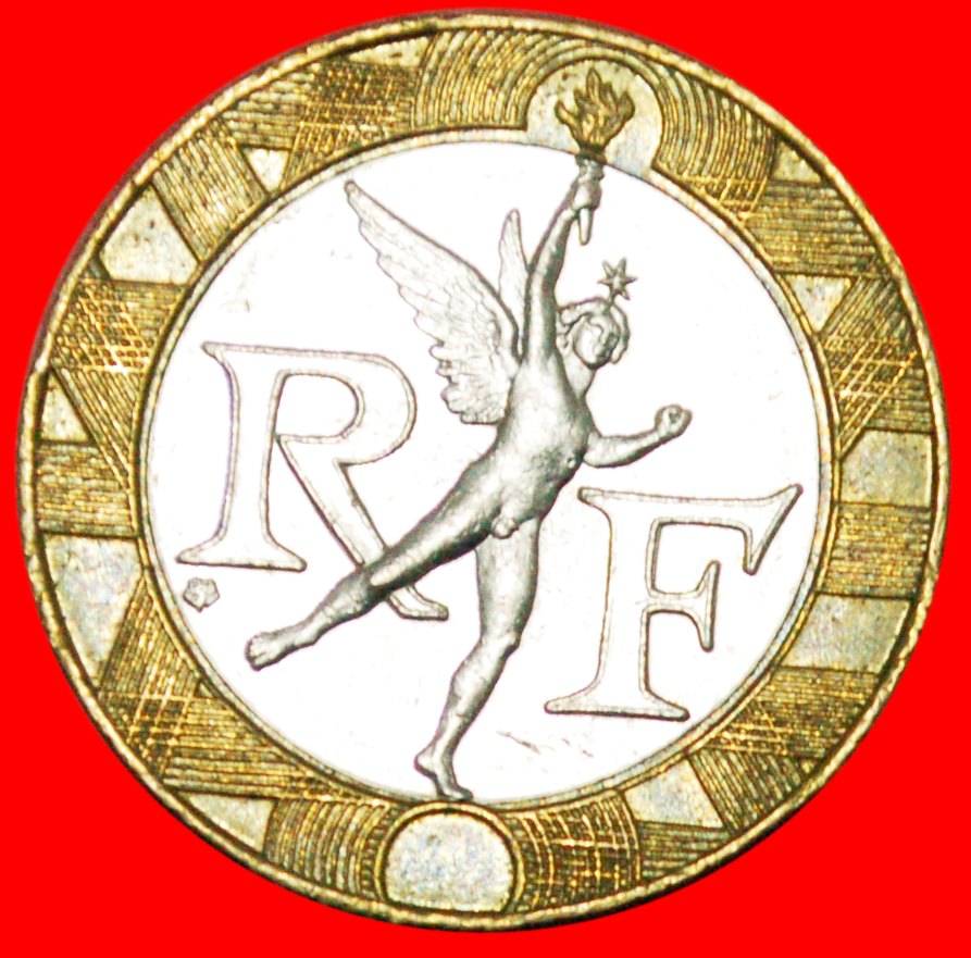  * NUDE SPIRIT OF FREEDOM: FRANCE ★10 FRANCS 1991! LOW START★NO RESERVE!   