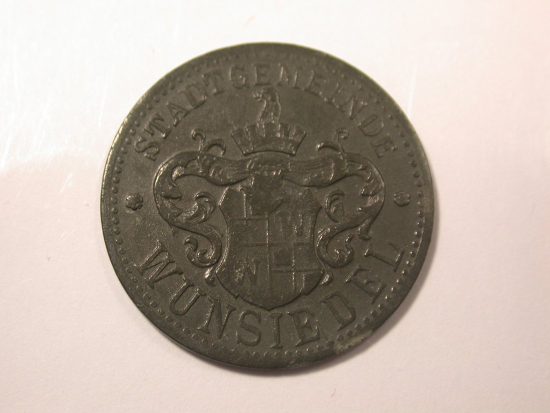  G16 Notgeld  Wunsiedel 10 Pfennig Zink o.J. in f.vz    Originalbilder   