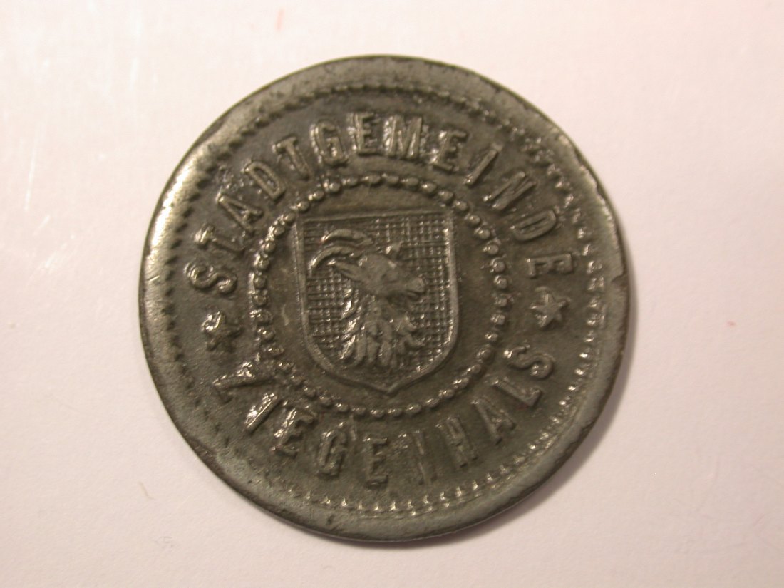 G16 Notgeld Ziegenhals (Schlesien) 10 Pfennig o.J. in vz-st Originalbilder