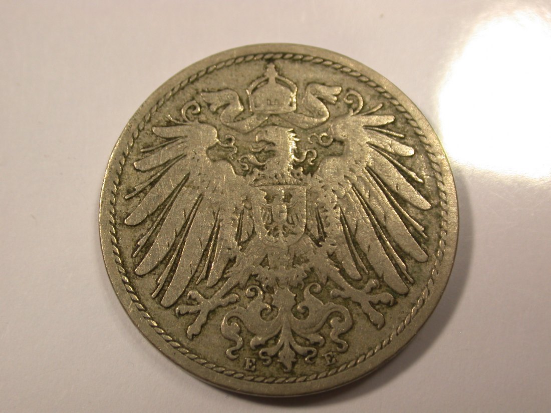  G16 KR  10 Pfennig 1893 E in s-ss  seltener !! Originalbilder   