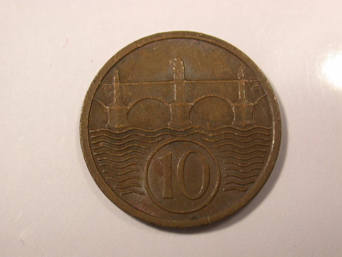 G16 CSSR 10 Heller 1922 in vz+ Originalbilder