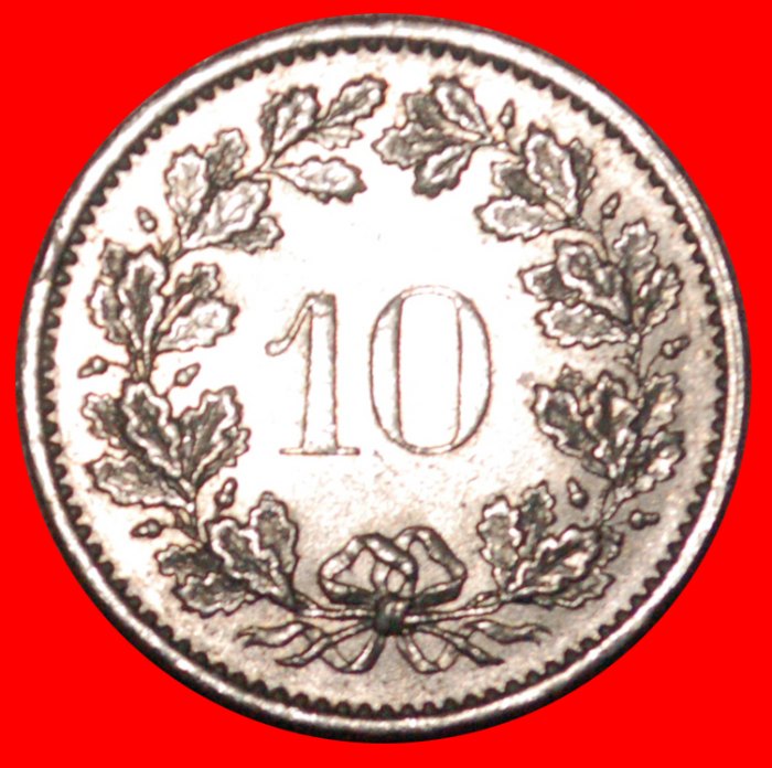  * LIBERTY (1879-2022): SWITZERLAND ★ 10 RAPPEN 1976! DIES 1+B! LOW START ★ NO RESERVE!   