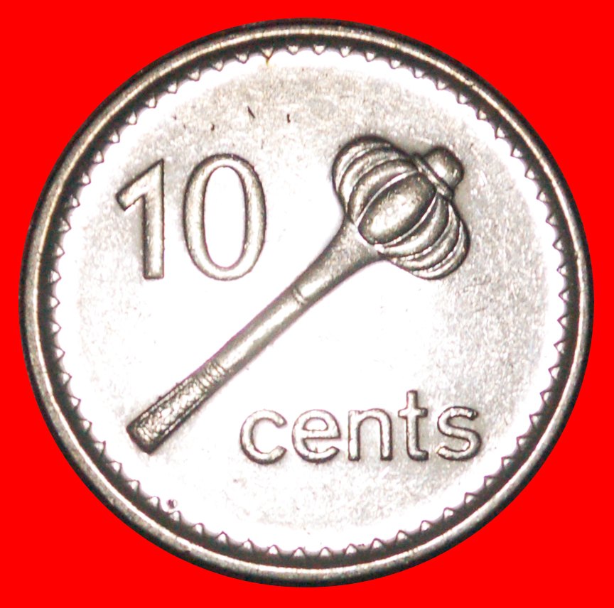 * CANADA (2009-2010): FIJI ★ 10 CENTS 2009! WEAPON! ELIZABETH II (1953-2022) LOW START★ NO RESERVE!