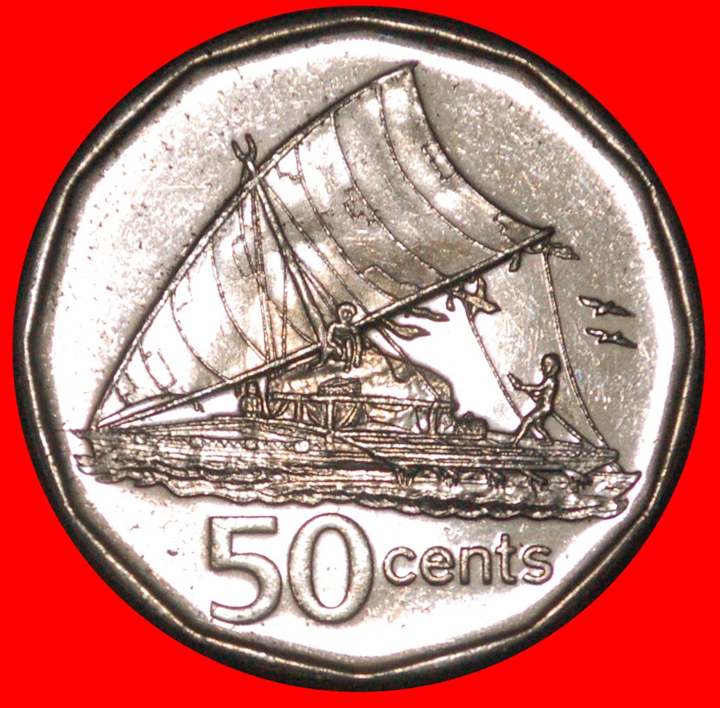  * KANADA (2009-2010): FIJI ★ 50 CENT 2009! SCHIFF ELISABETH II. (1953-2022)★OHNE VORBEHALT!   