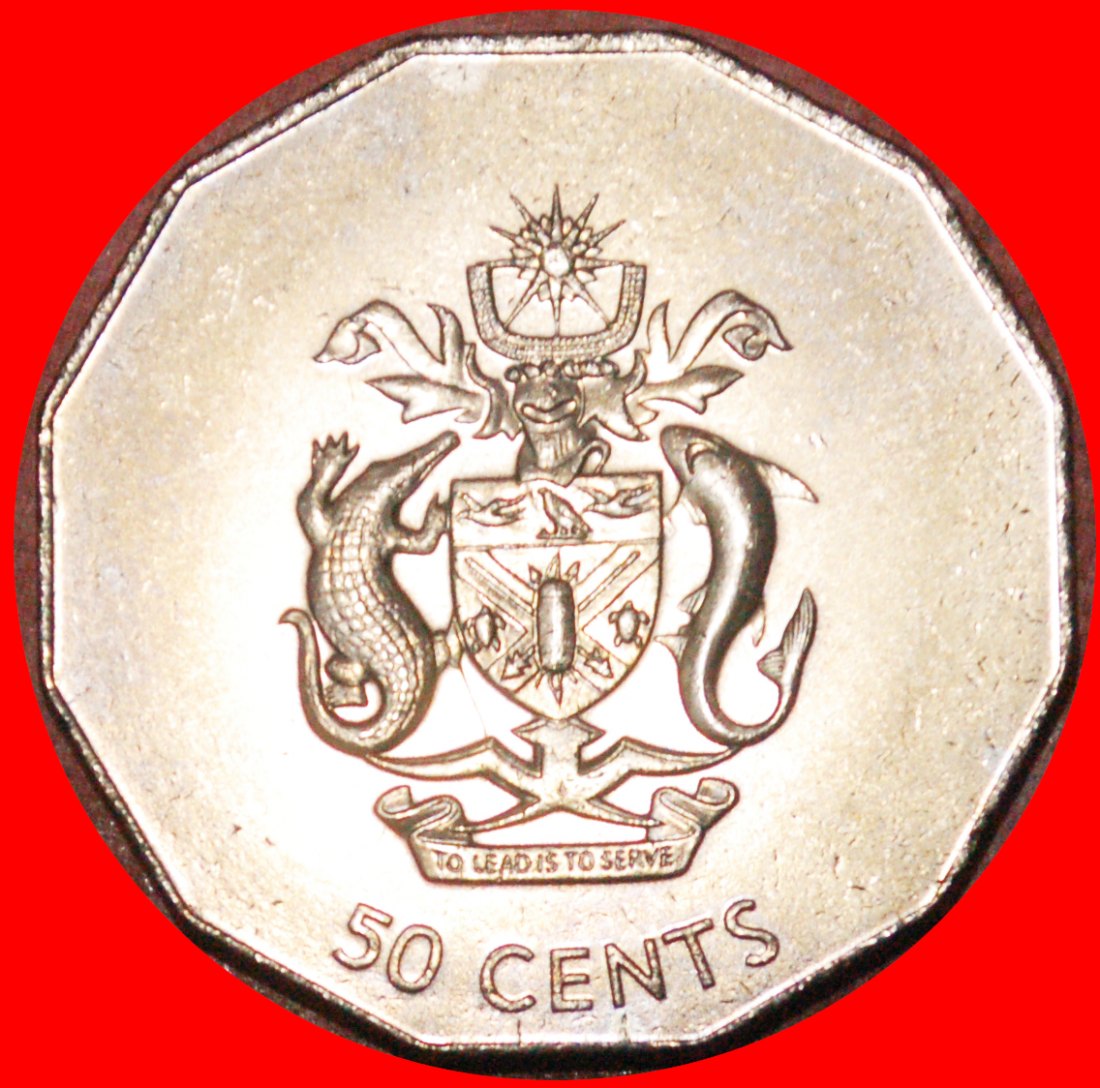  * SHIP (1990-2005): SOLOMON ISLANDS ★ 50 CENTS 2005 UNC MINT LUSTRE! ★LOW START★ NO RESERVE!   