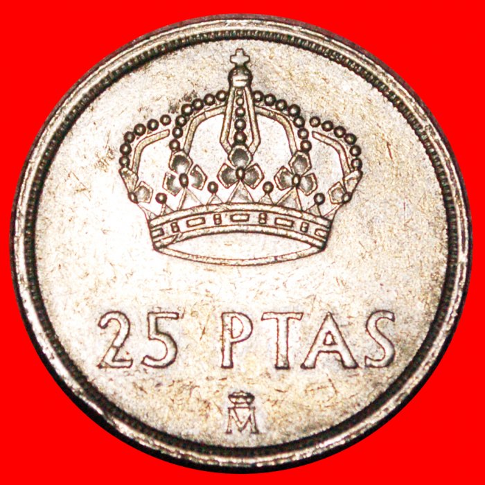  * KRONE (1982-1984): SPANIEN ★ 25 PESETAS 1983! JUAN CARLOS I. (1975-2014)★OHNE VORBEHALT!   