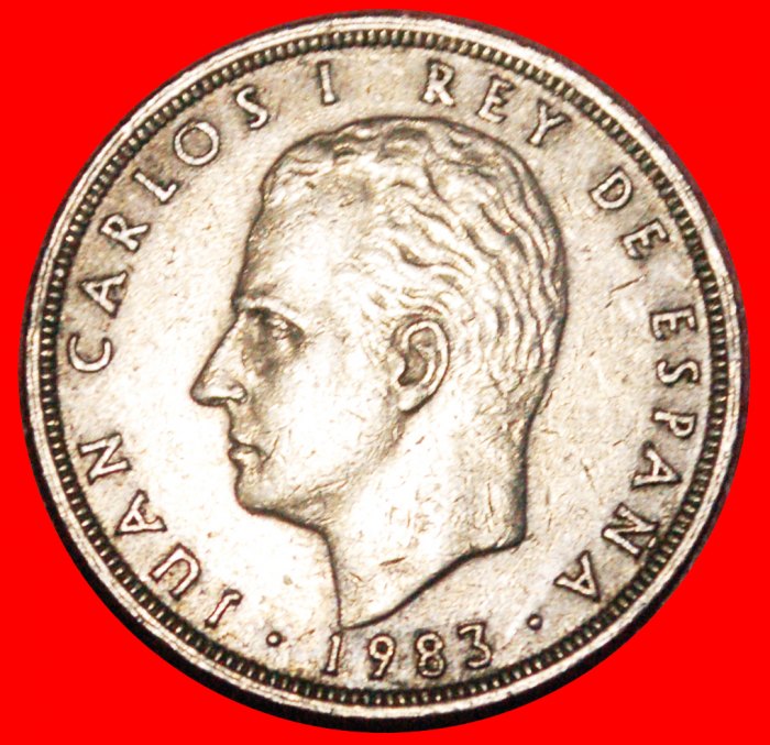  * CROWN (1982-1984): SPAIN ★ 25 PESETAS 1983! JUAN CARLOS I (1975-2014)★LOW START ★NO RESERVE   