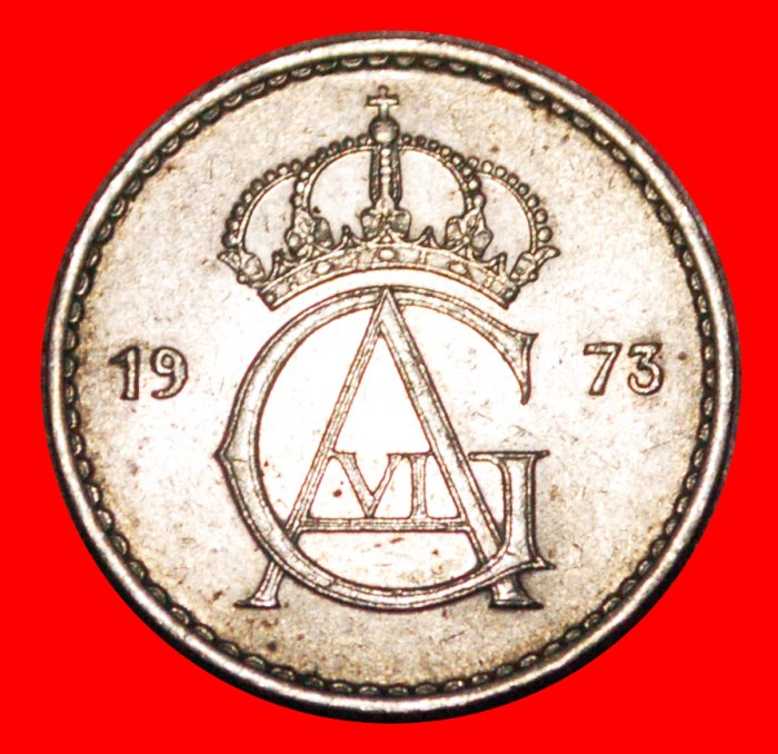  * MONOGRAMM (1962-1973): SCHWEDEN ★ 50 OERE 1973U! GUSTAV VI. ADOLF (1950-1973)★OHNE VORBEHALT!   