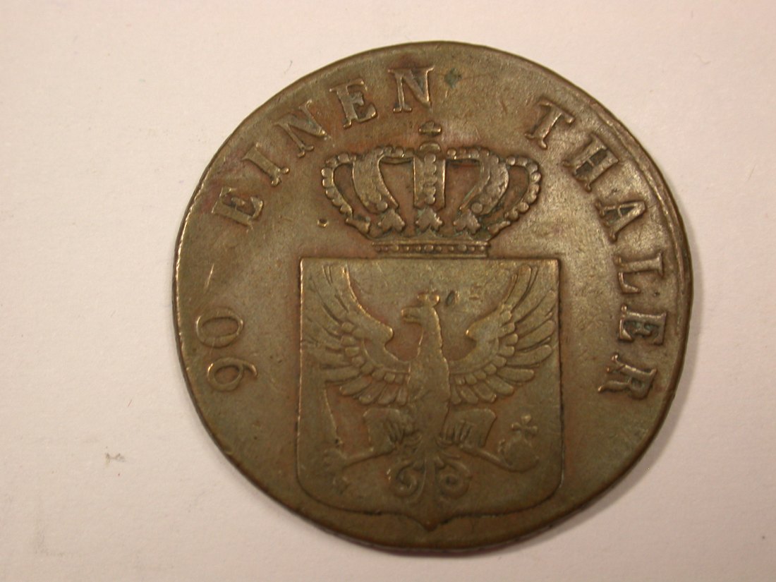 G18  Preussen  4 Pfennig 1838 D in ss  seltener  Originalbilder   