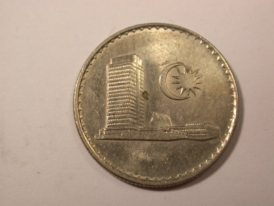 G19 Malaysia 10 Sen 1976 in vz+ Originalbilder