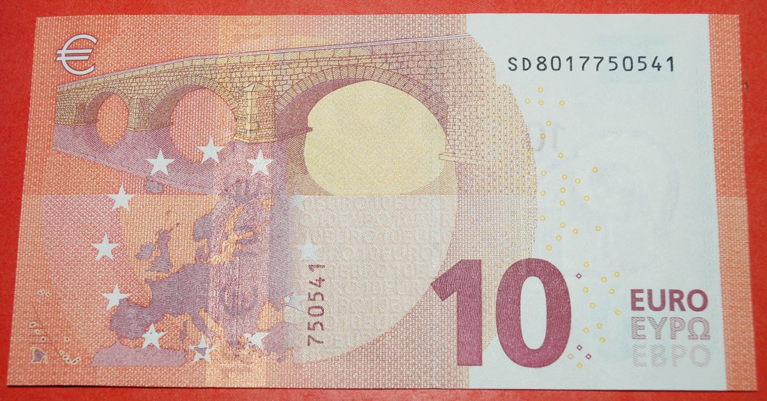  * NEW EUROPE russian TYPE: ITALY ★ 10 EURO 2014 DRAGHI PREFIX SD S002H3! UNC★LOW START ★ NO RESERVE!   