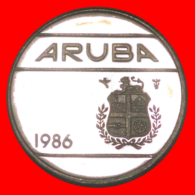  * NETHERLANDS (1986-2020): ARUBA ★ 10 CENTS 1986 UNC MINT LUSTRE! ★LOW START ★ NO RESERVE!   