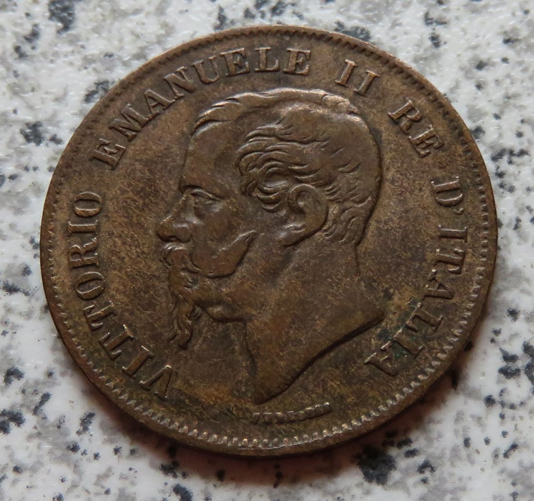  Italien 5 Centesimi 1862 N   