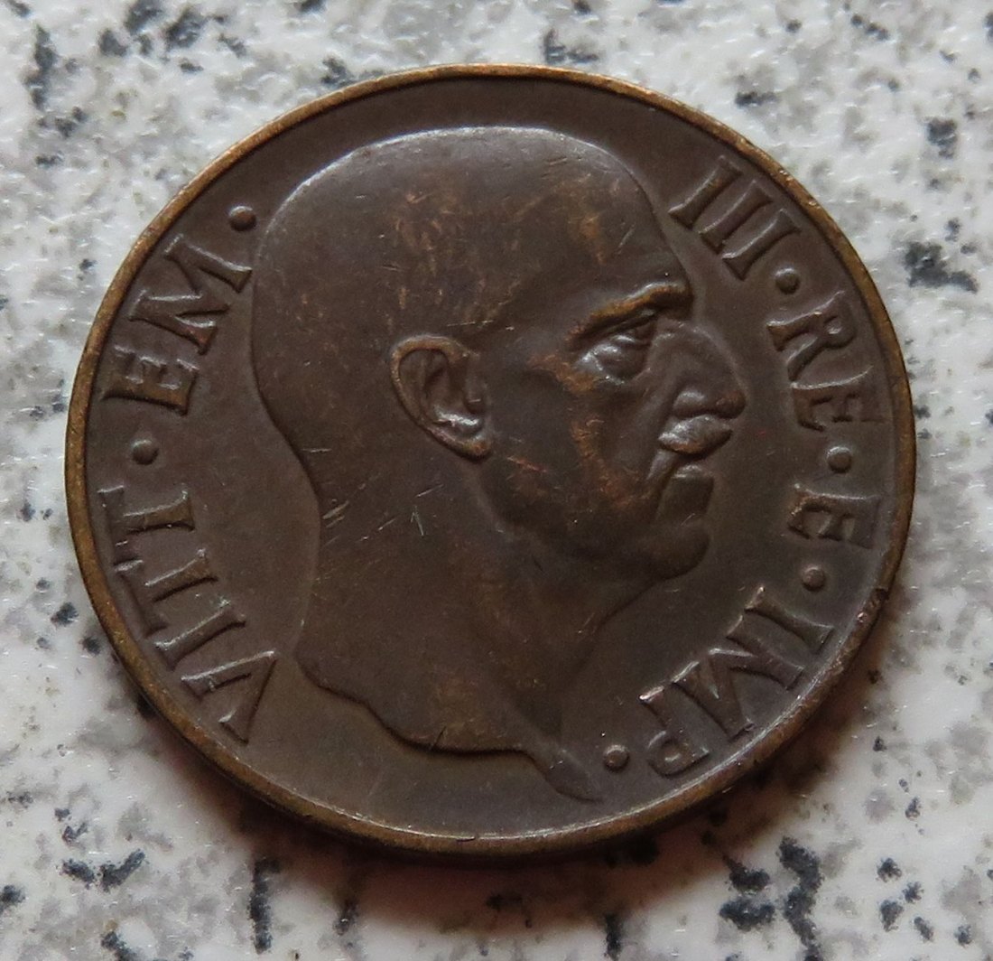  Italien 5 Centesimi 1938 R, Jahr XVI   