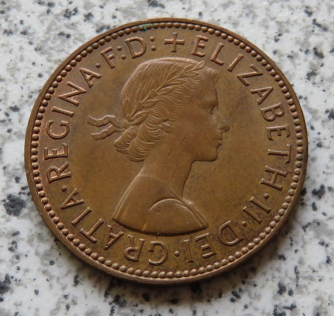  Großbritannien half Penny 1966   