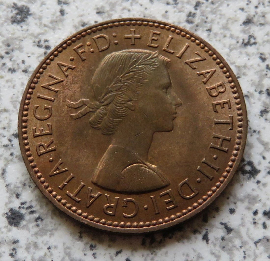  Großbritannien half Penny 1959   
