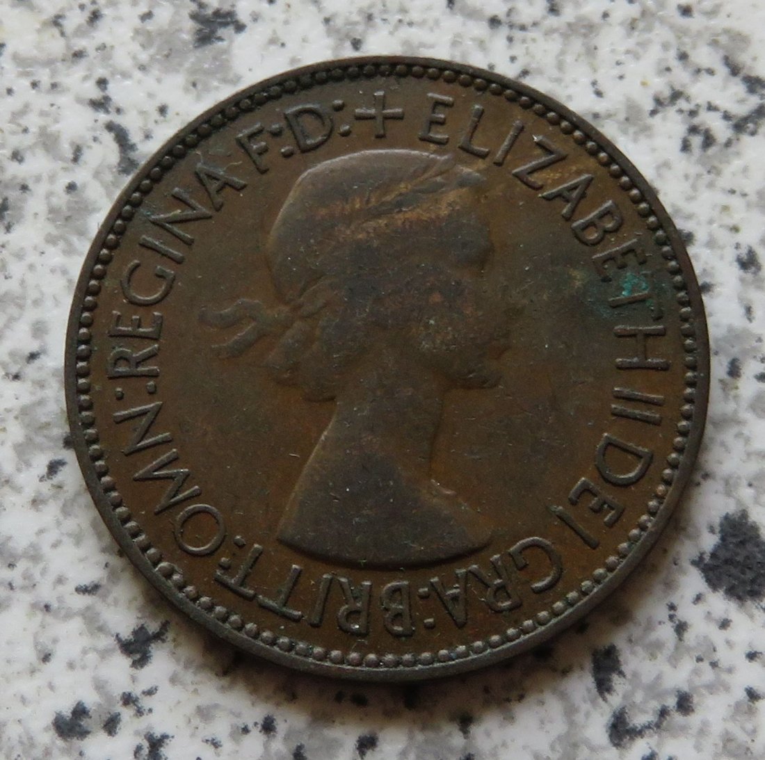  Großbritannien half Penny 1953   
