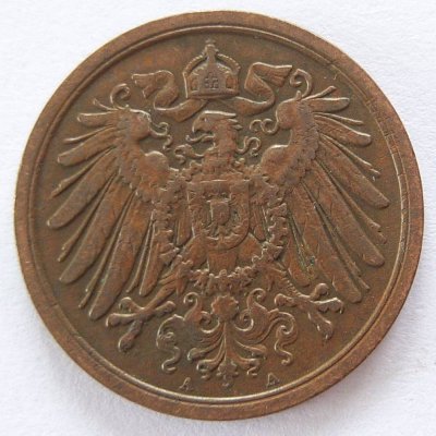  Deutsches Reich 2 Pfennig 1913 A Kupfer ss   