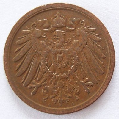  Deutsches Reich 2 Pfennig 1913 A Kupfer ss   