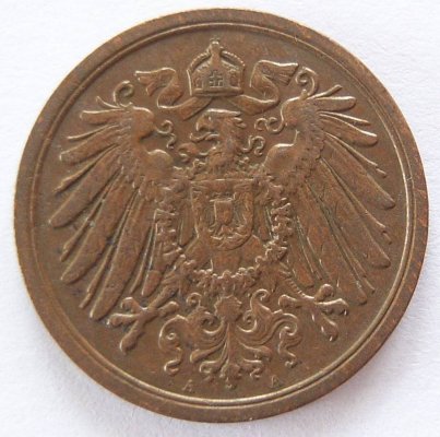  Deutsches Reich 2 Pfennig 1913 A Kupfer ss   