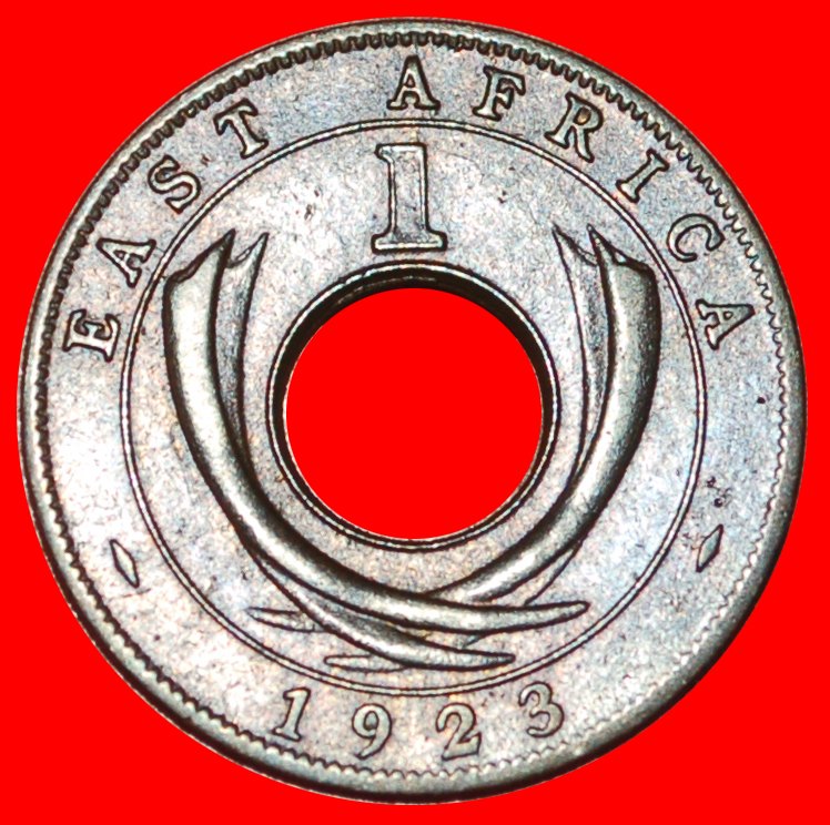  ~ 2 SOLD ~ GREAT BRITAIN (1922-1935): EAST AFRICA ★ 1 CENT 1923! GEORGE V! LOW START ★ NO RESERVE!   