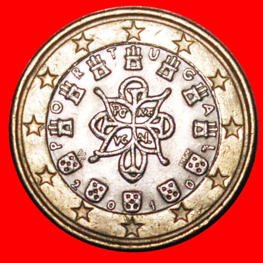 * NON-PHALLIC TYPE (2008-2022): PORTUGAL ★ 1 EURO 2010! LOW START ★ NO RESERVE!