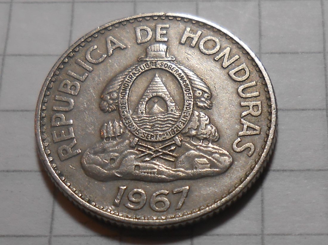  e.4 Republik Honduras 20 Centavos 1967   