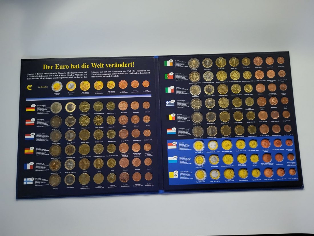  Euro Collector mit Münzen € 46,56 diverse Länder Spittalgold9800 (00   