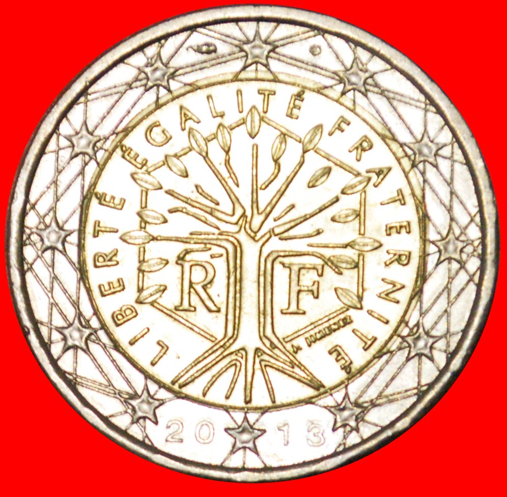  * TREE OF LIFE (2007-2021): FRANCE ★ 2 EURO 2013 MINT LUSTRE! ★LOW START ★ NO RESERVE!   