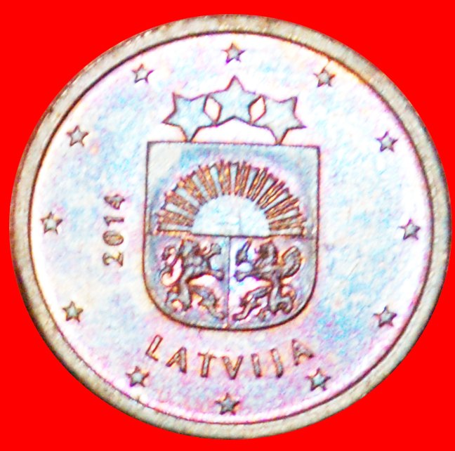  * MONSTERS (2014-2022): latvia (ex. USSR, russia ★ 2 EURO CENT 2014! ★LOW START ★ NO RESERVE!   