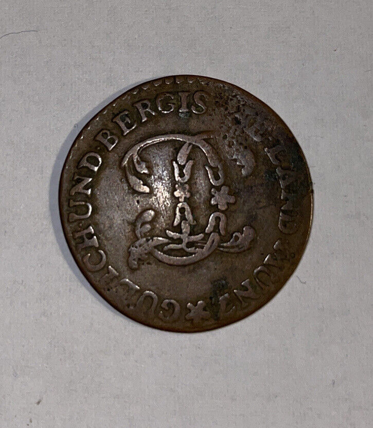  s.35 Altdeutschland** Herzogtum Jülich-Berg 1/4 Stuber 1794 PR   