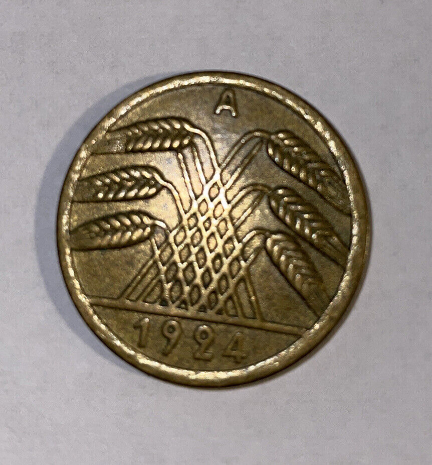  s.38 Weimarer Republik** 50 Rentenpfennig 1924 A   