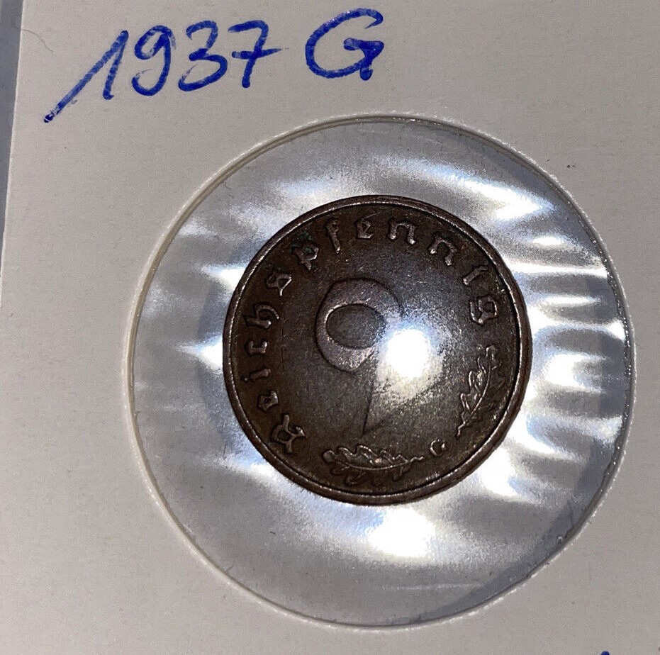  Drittes Reich 2 Pfennig 1937 G   