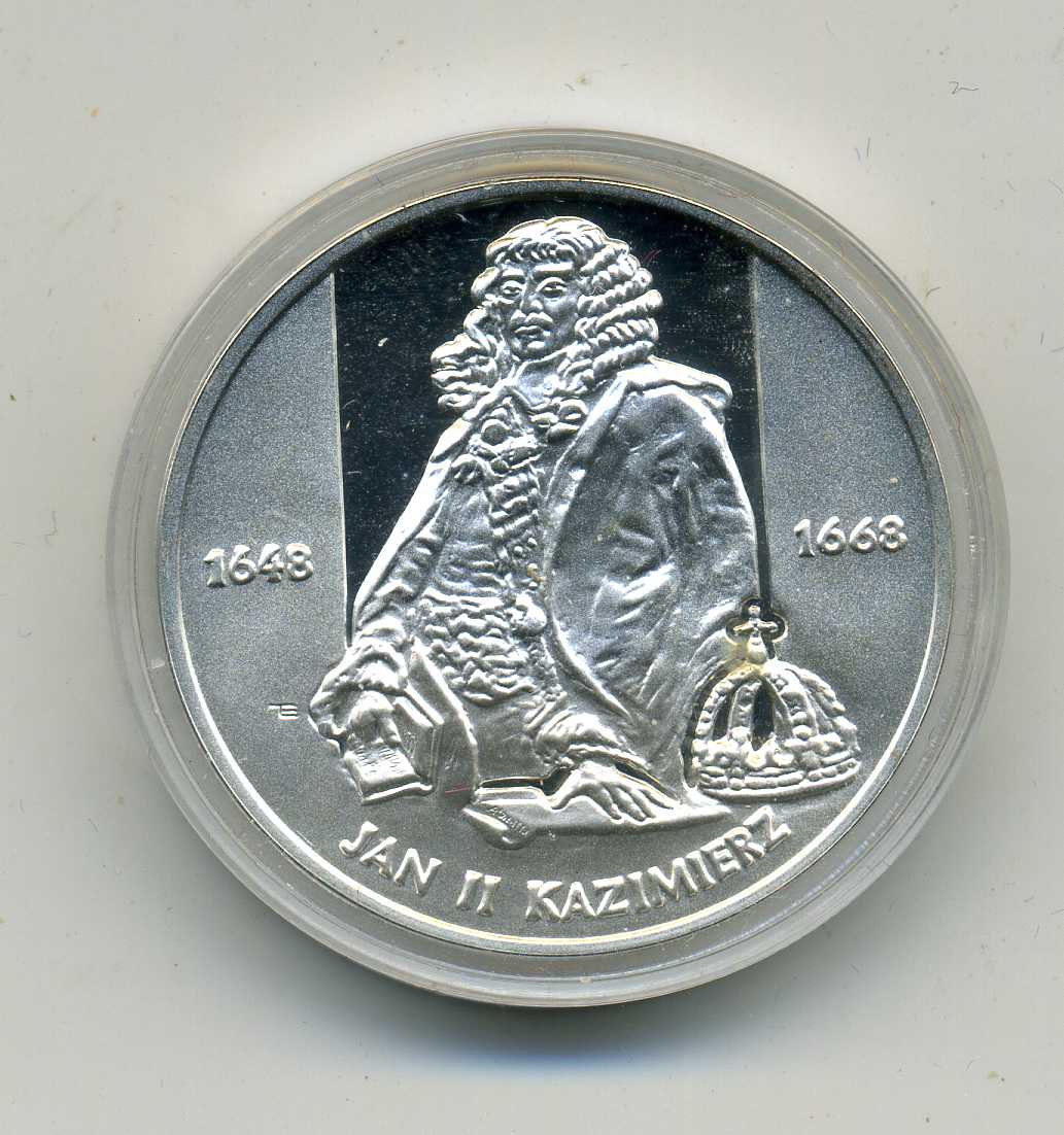  10 Zloty 2000 PP Jan II Kazimierz Variante stehend RAR   