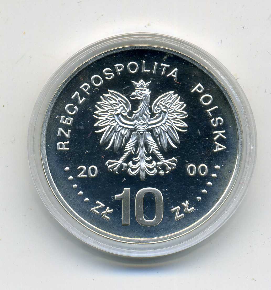  10 Zloty 2000 PP Jan II Kazimierz Variante stehend RAR   