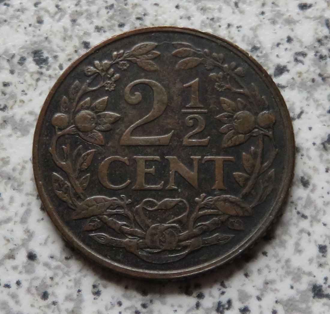  Niederlande 2,5 Cent 1918 / 2 1/2 Cent 1918   