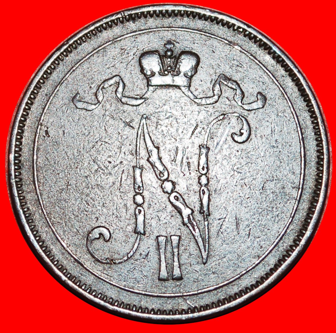  * MONOGRAM (1895-1917): FINNLAND (russland, künftig die UdSSR) ★ 10 PFENNIG 1899! ★OHNE VORBEHALT!   