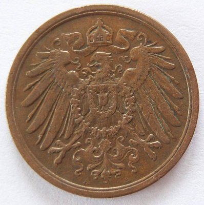  Deutsches Reich 2 Pfennig 1915 A Kupfer ss   