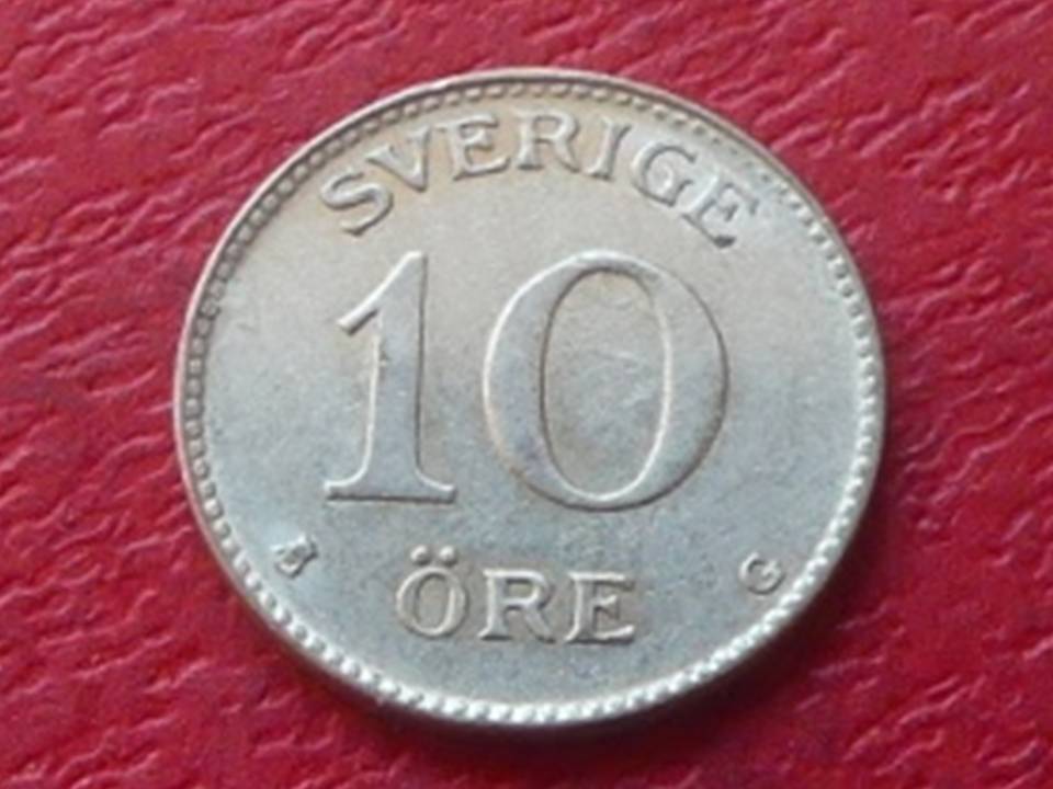 s.32 Schweden** Silber 10 Öre 1937 G   