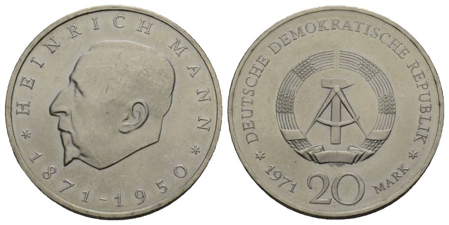  DDR, 20 Mark 1971   