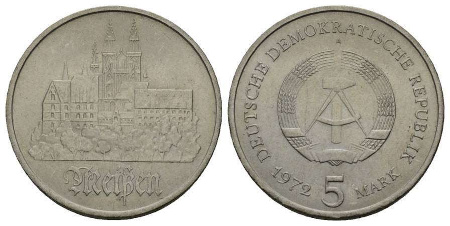  DDR, 5 Mark 1972   