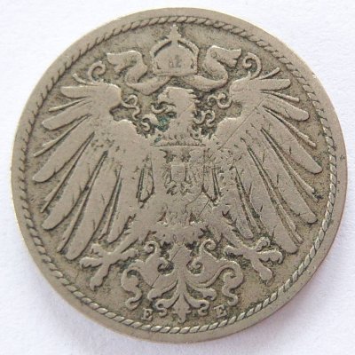  Deutsches Reich 10 Pfennig 1891 E K-N s-ss   