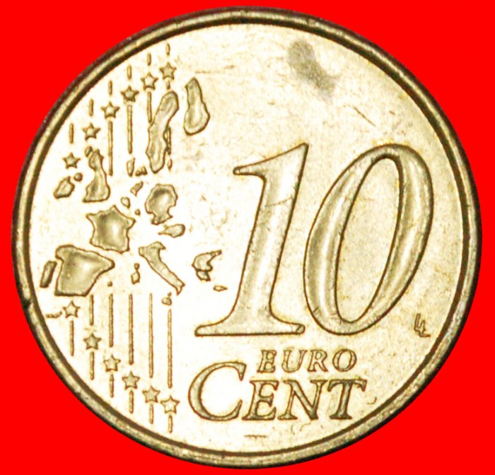  * SÄER FEHLER: FRANKREICH ★ 10 EURO CENT 1999 NORDISCHES GOLD! OHNE VORBEHALT!   