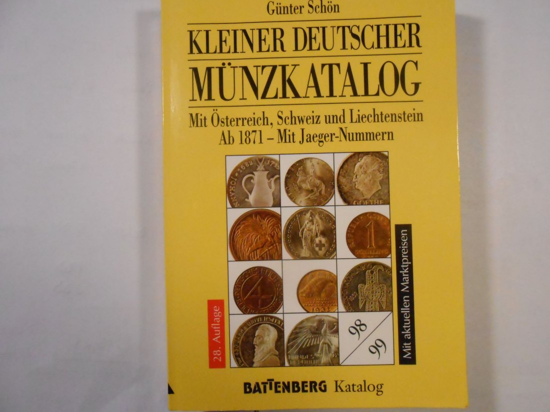  Katalog Battenberg G.Schön 1998 1999 Kleiner deutscher Münzkatalog ab 1871   