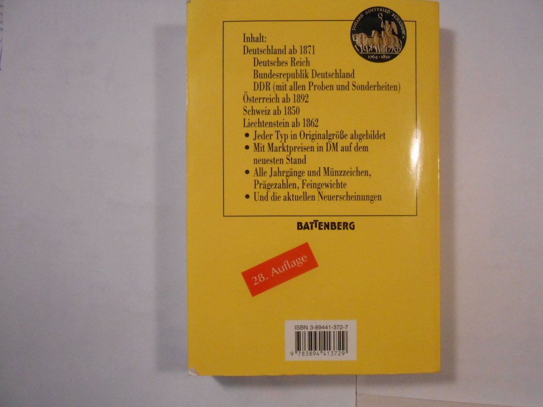  Katalog Battenberg G.Schön 1998 1999 Kleiner deutscher Münzkatalog ab 1871   