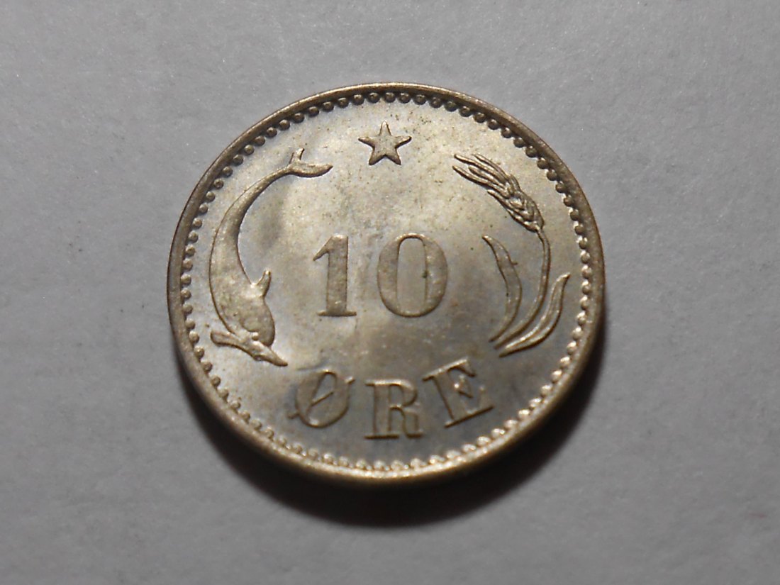  e.41 Dänemark 10 Öre 1903 super Erhaltung   