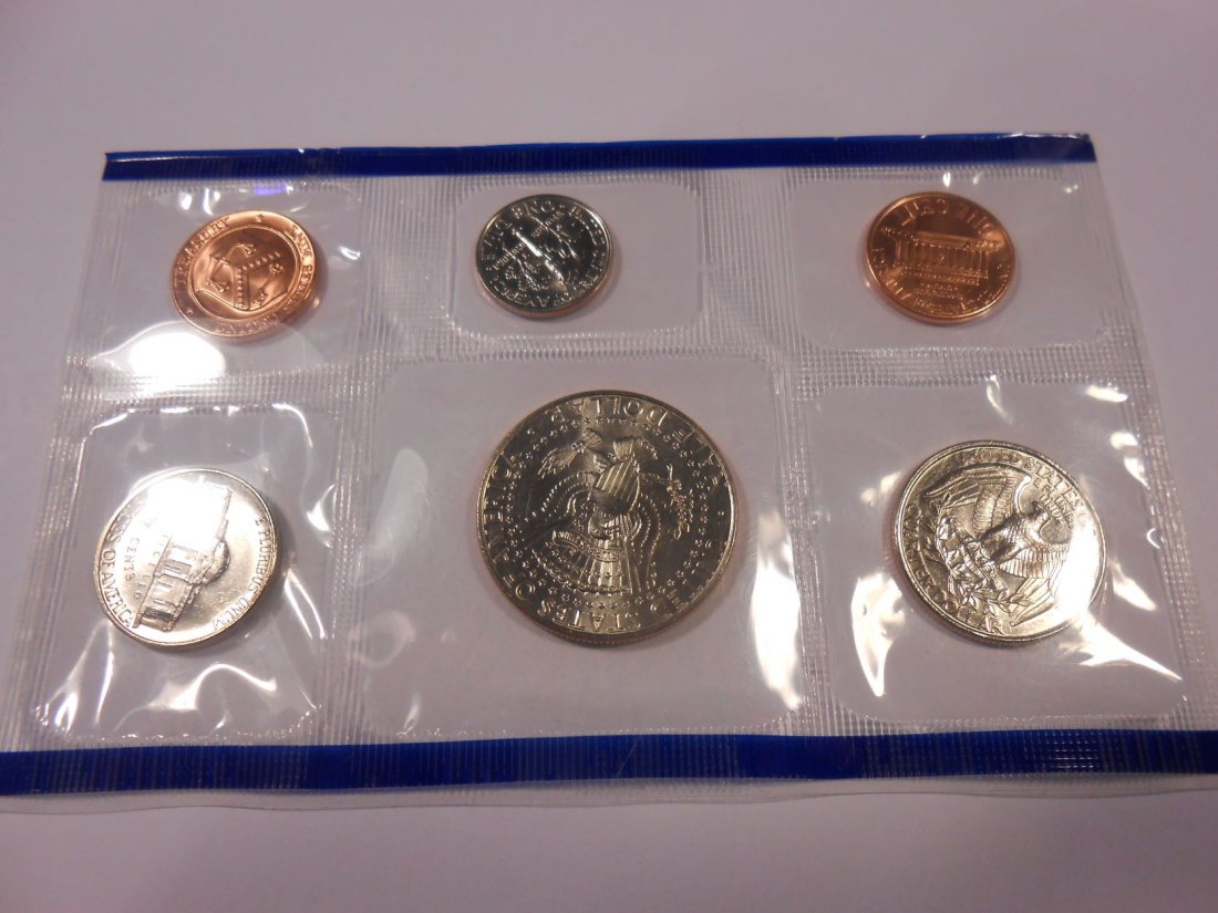  USA diverse Kursmünzen 1994 m einfachen Blister   